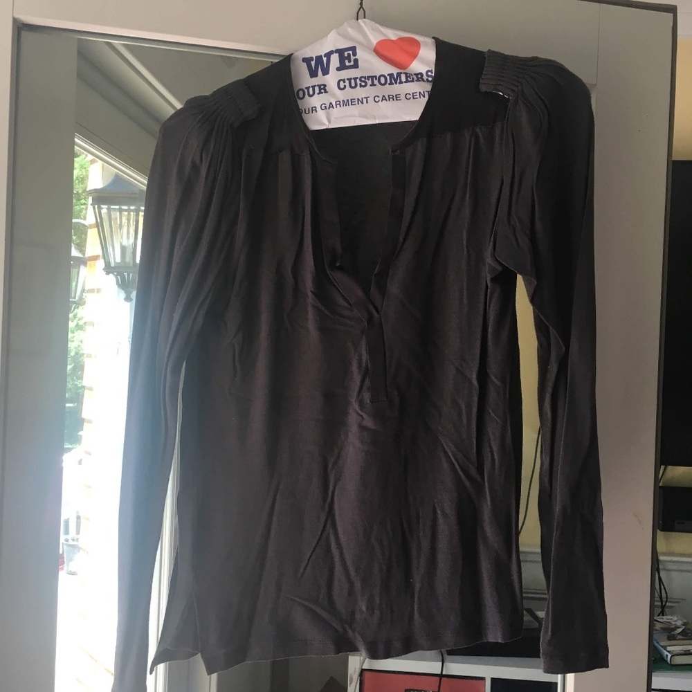 Maje shoulder detailed blouse